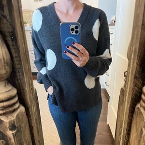 Madewell Polka Dot Sweater